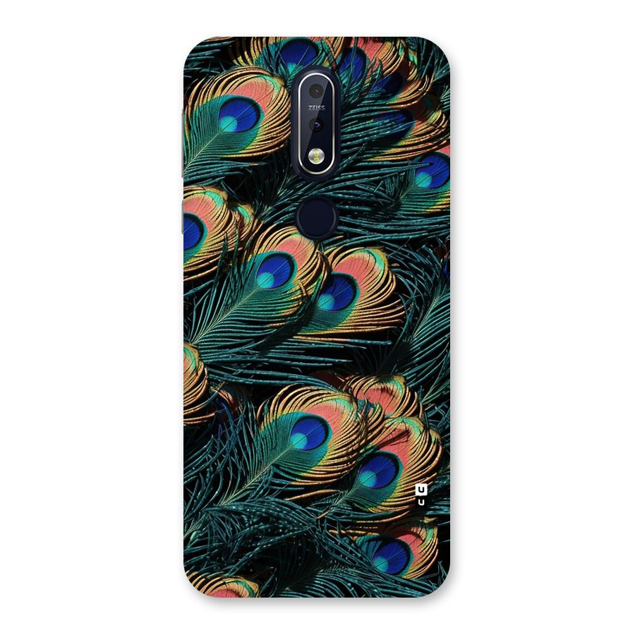 Peacock Feather Art Back Case for Nokia 7.1