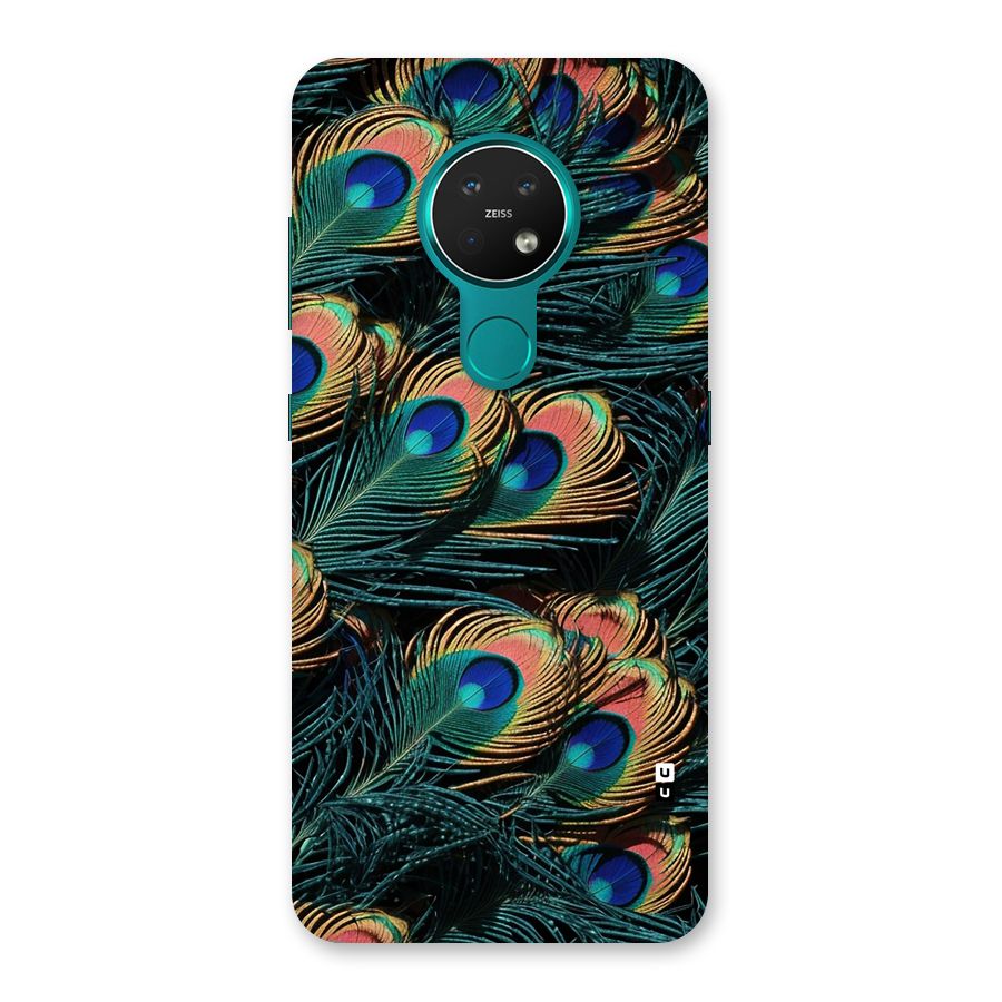 Peacock Feather Art Back Case for Nokia 7.2