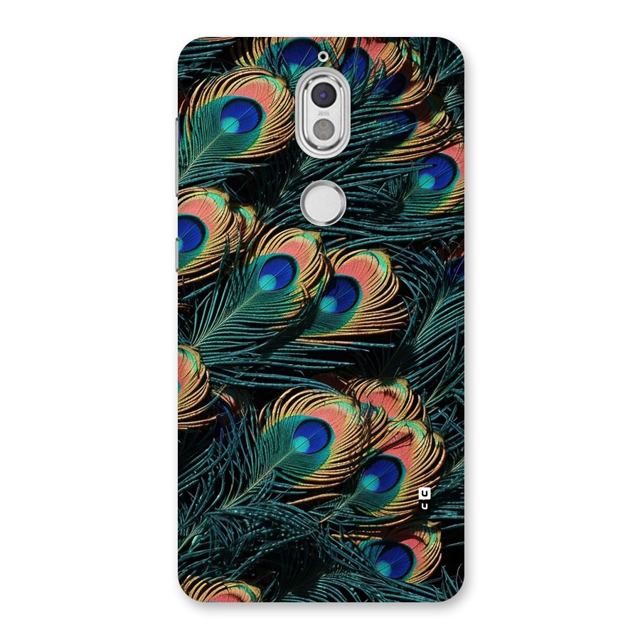 Peacock Feather Art Back Case for Nokia 7
