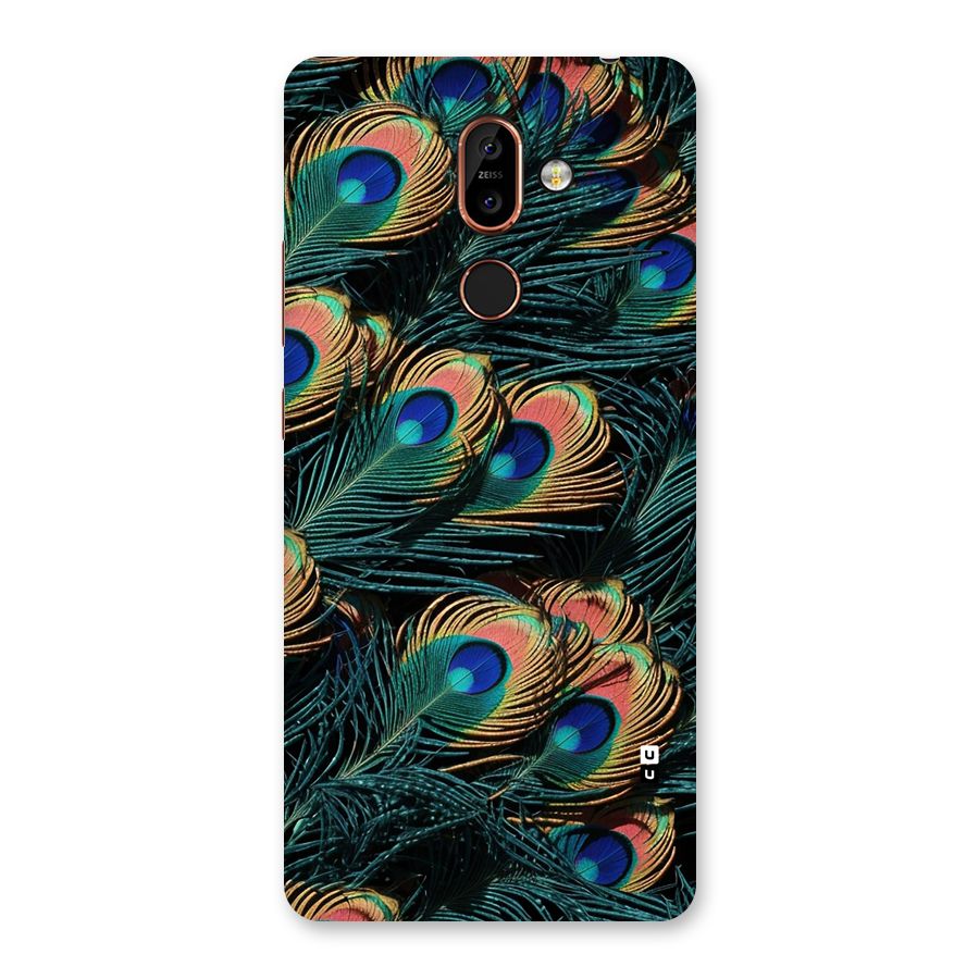 Peacock Feather Art Back Case for Nokia 7 Plus