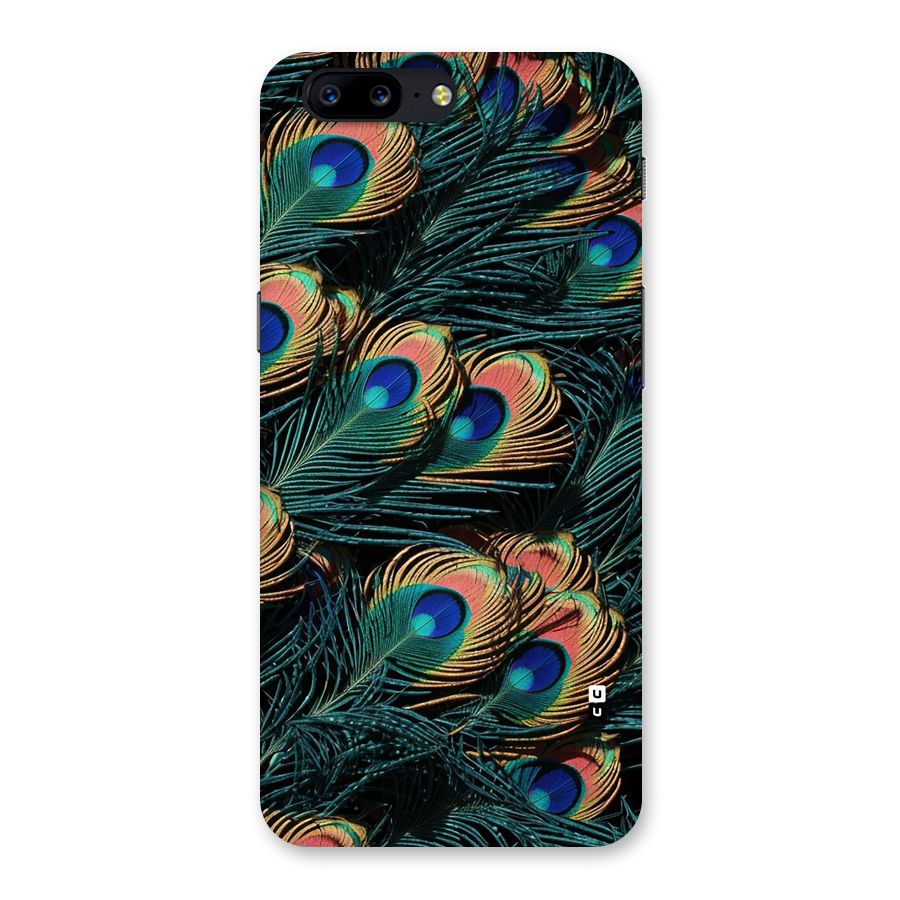 Peacock Feather Art Back Case for OnePlus 5