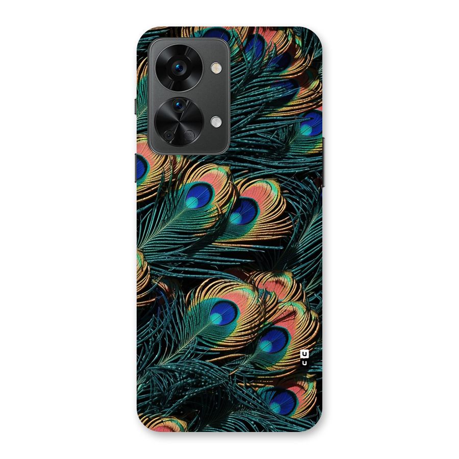 Peacock Feather Art Back Case for OnePlus Nord 2T