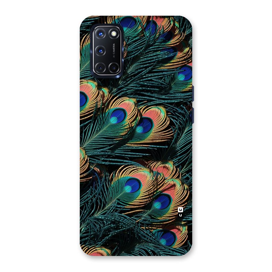 Peacock Feather Art Back Case for Oppo A52