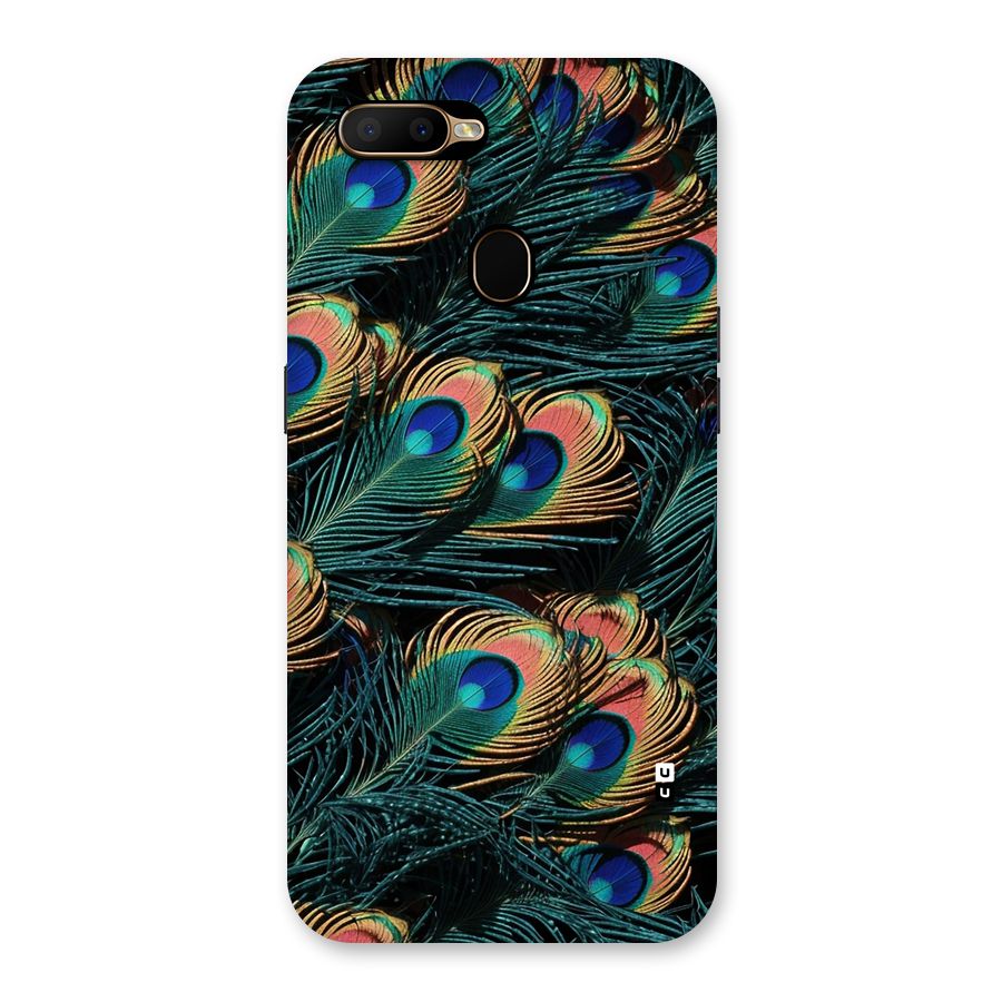 Peacock Feather Art Back Case for Oppo A5s