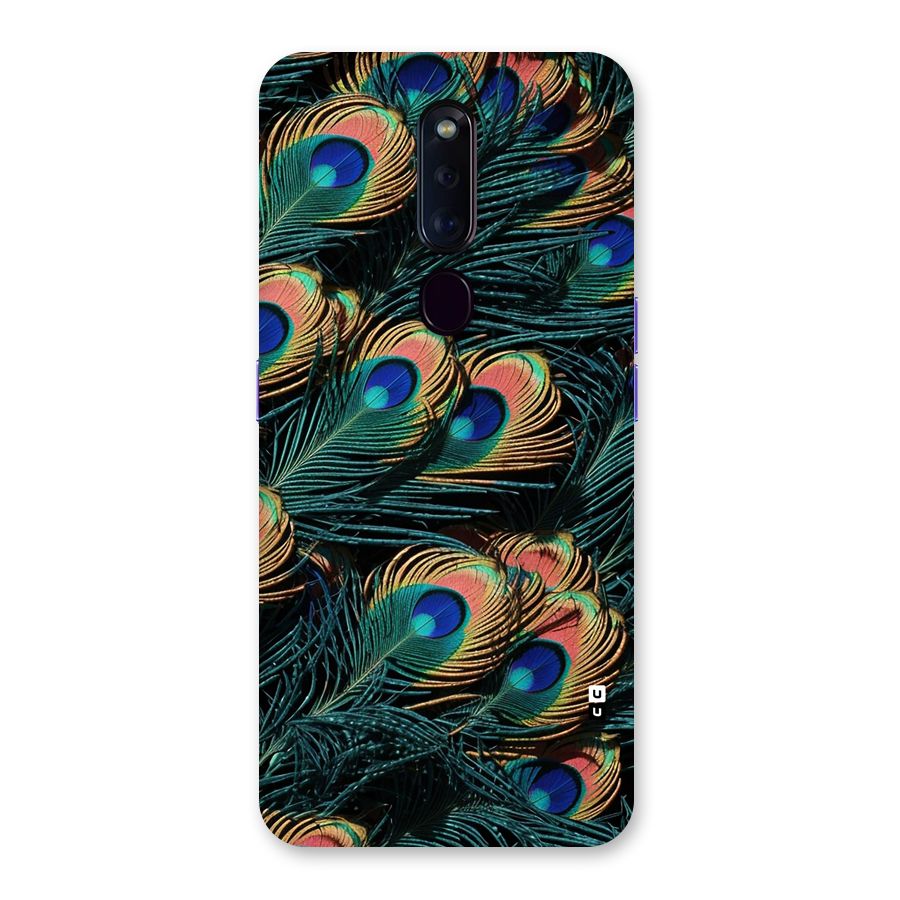 Peacock Feather Art Back Case for Oppo F11 Pro