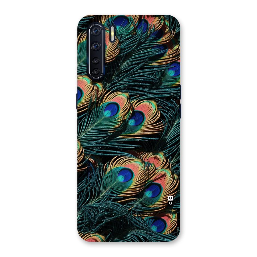 Peacock Feather Art Back Case for Oppo F15