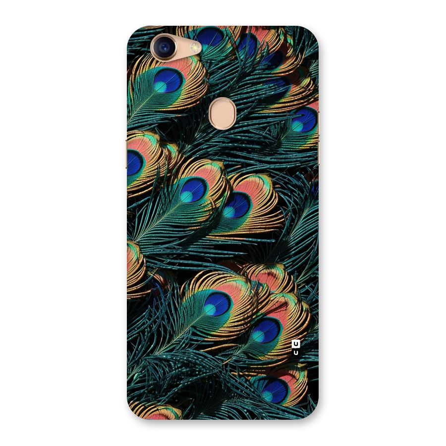 Peacock Feather Art Back Case for Oppo F5