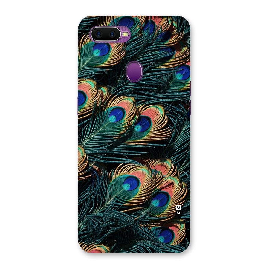 Peacock Feather Art Back Case for Oppo F9