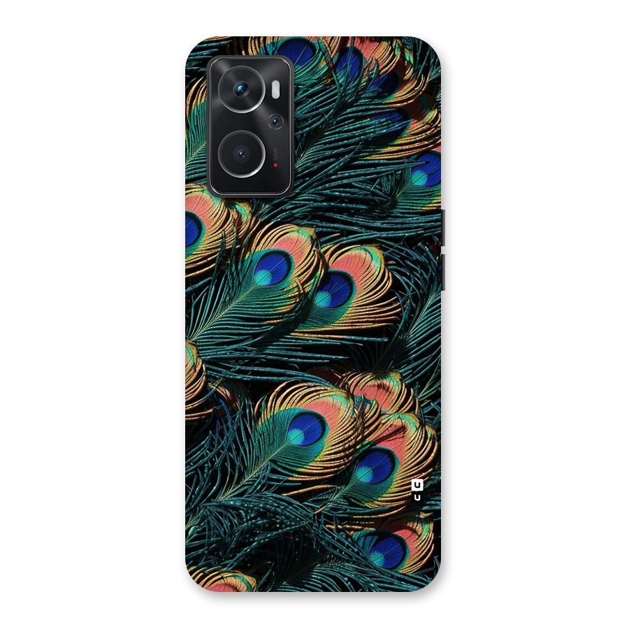 Peacock Feather Art Back Case for Oppo K10 4G