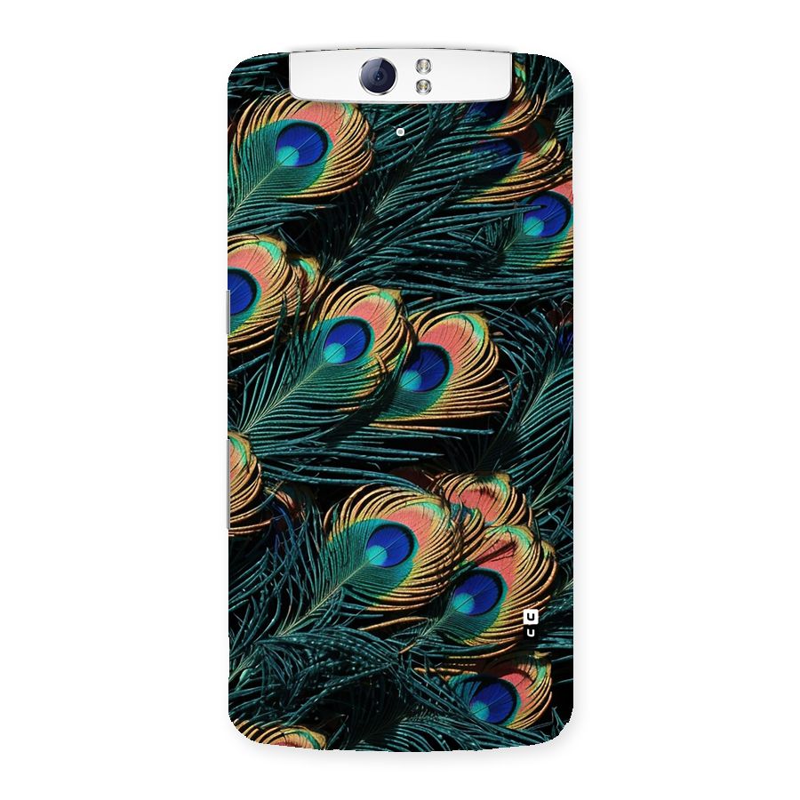 Peacock Feather Art Back Case for Oppo N1