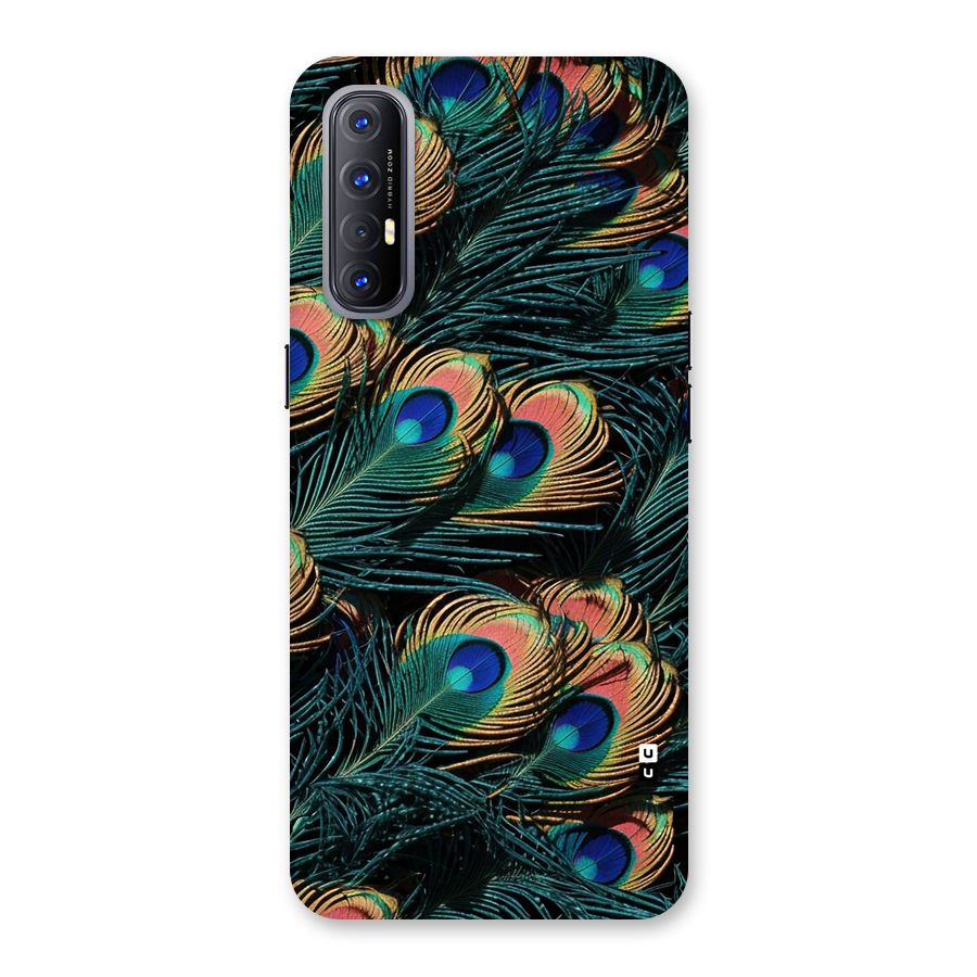 Peacock Feather Art Back Case for Oppo Reno3 Pro