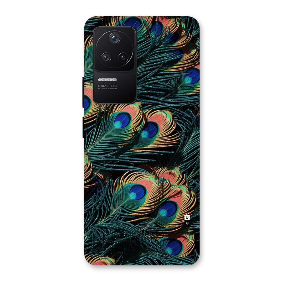 Peacock Feather Art Back Case for Poco F4 5G