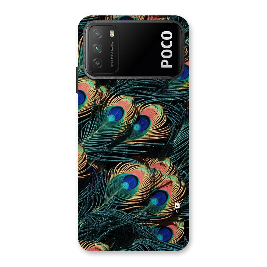 Peacock Feather Art Back Case for Poco M3