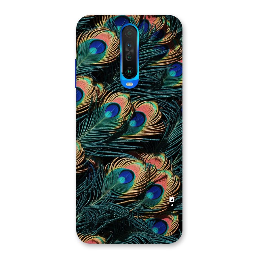 Peacock Feather Art Back Case for Poco X2