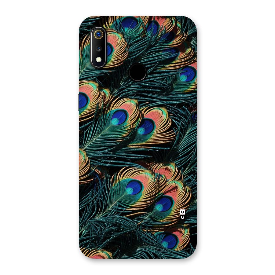 Peacock Feather Art Back Case for Realme 3