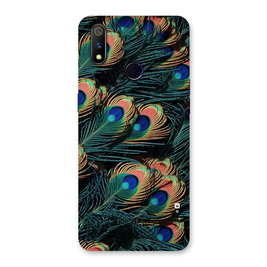 Peacock Feather Art Back Case for Realme 3 Pro