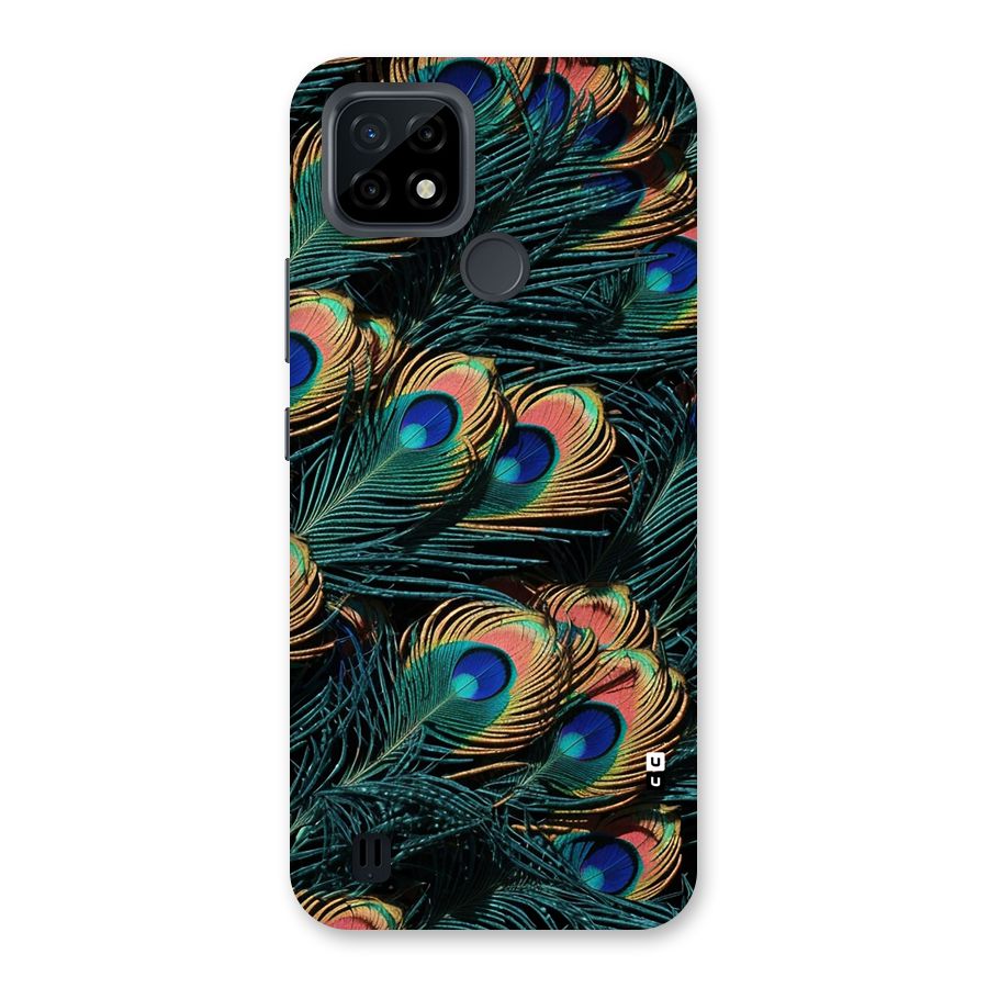 Peacock Feather Art Back Case for Realme C21