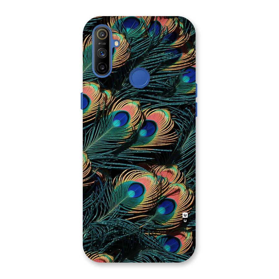 Peacock Feather Art Back Case for Realme Narzo 10A