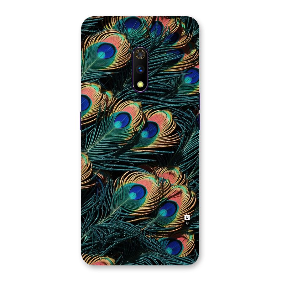 Peacock Feather Art Back Case for Realme X