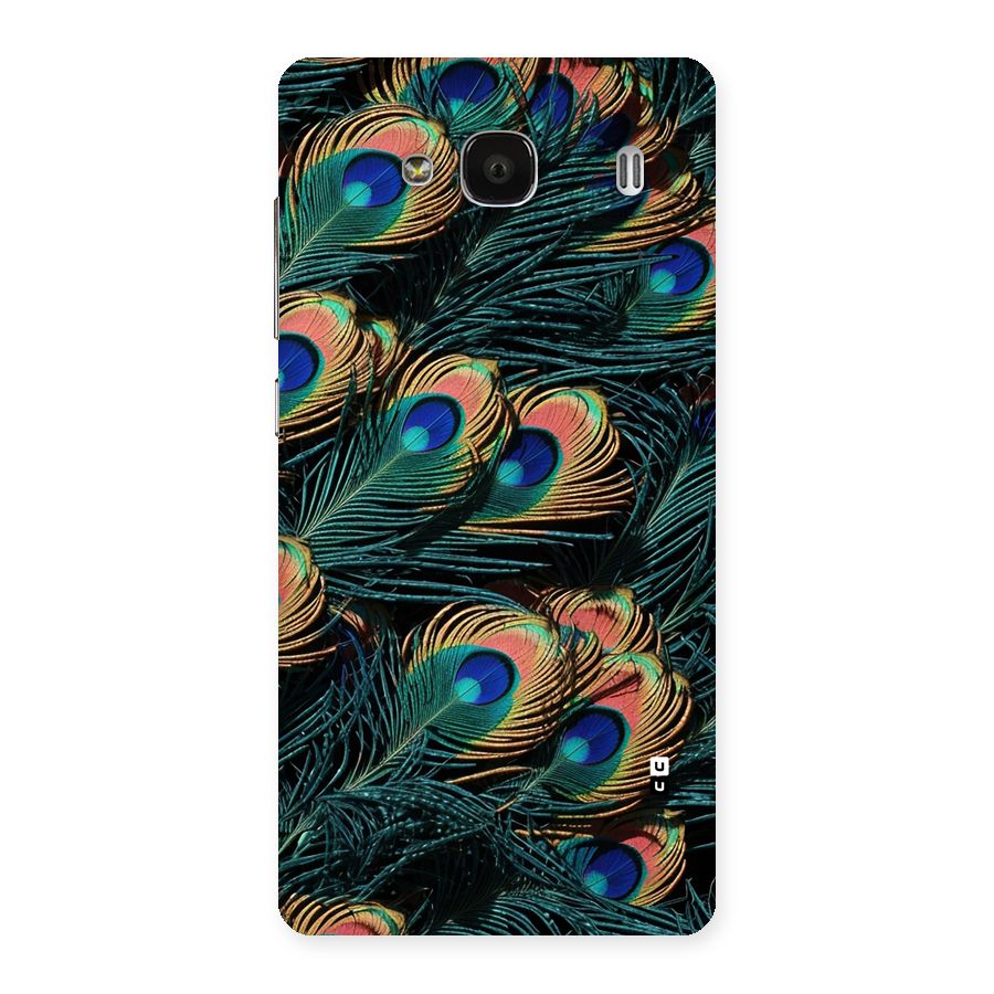 Peacock Feather Art Back Case for Redmi 2 Prime
