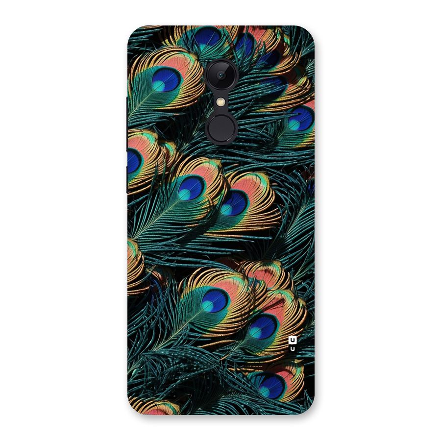 Peacock Feather Art Back Case for Redmi 5