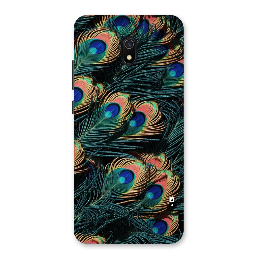 Peacock Feather Art Back Case for Redmi 8A