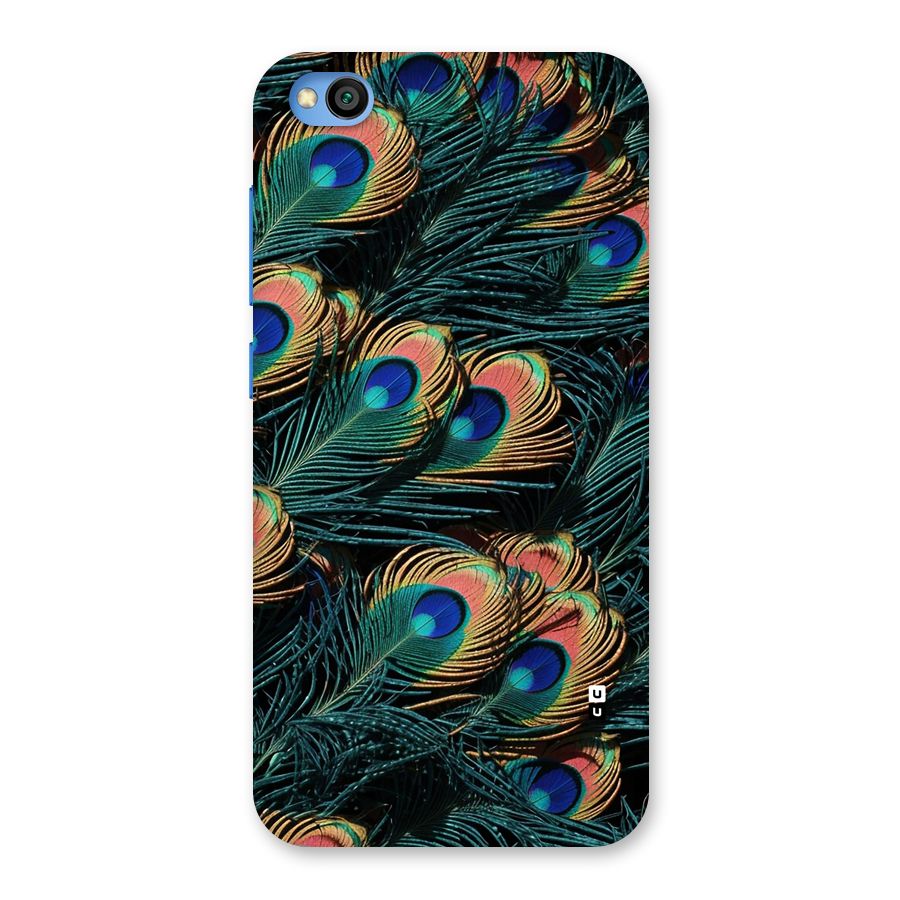 Peacock Feather Art Back Case for Redmi Go