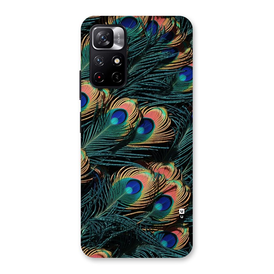 Peacock Feather Art Back Case for Redmi Note 11T 5G