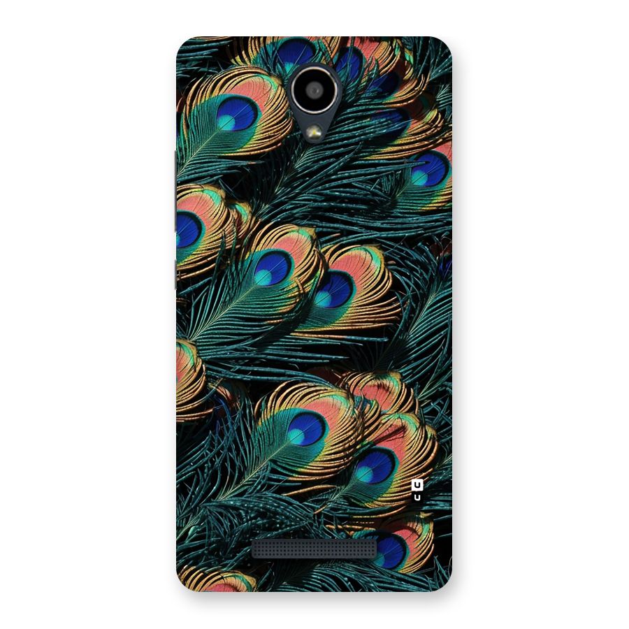 Peacock Feather Art Back Case for Redmi Note 2
