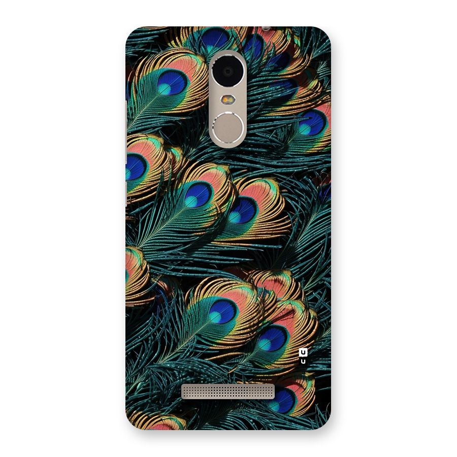 Peacock Feather Art Back Case for Redmi Note 3