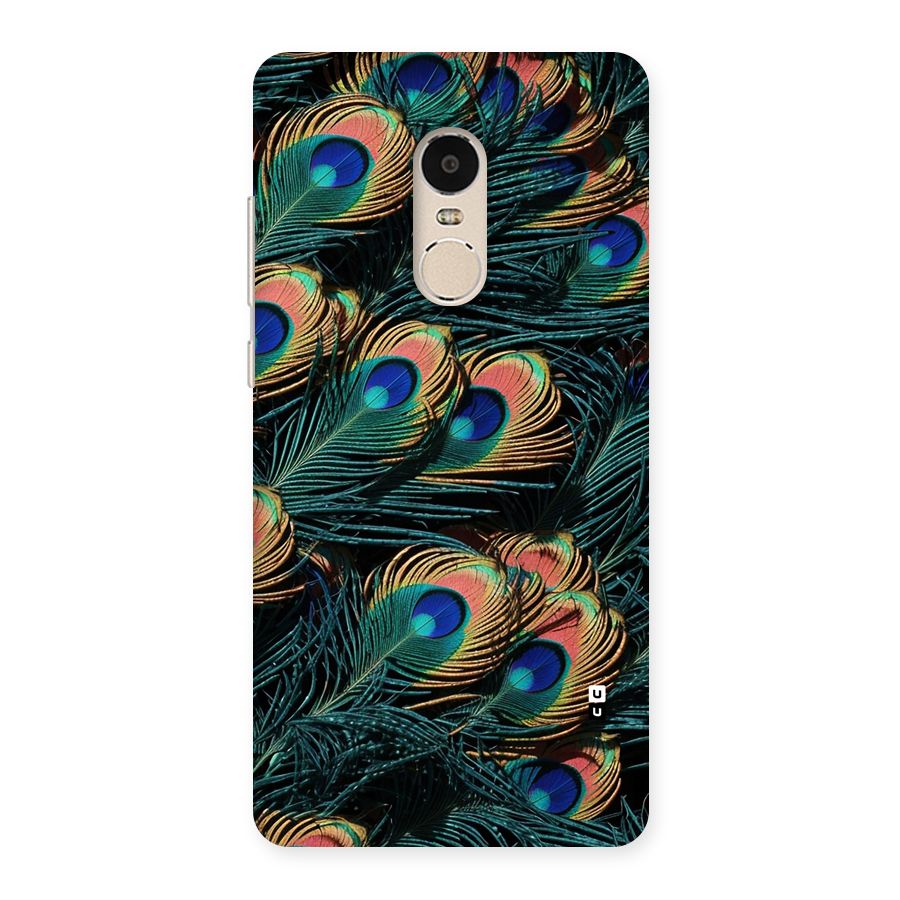Peacock Feather Art Back Case for Redmi Note 4