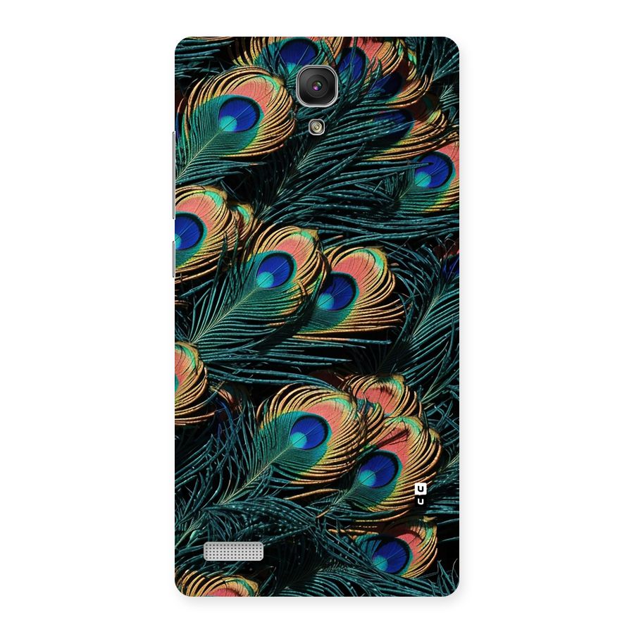 Peacock Feather Art Back Case for Redmi Note Prime