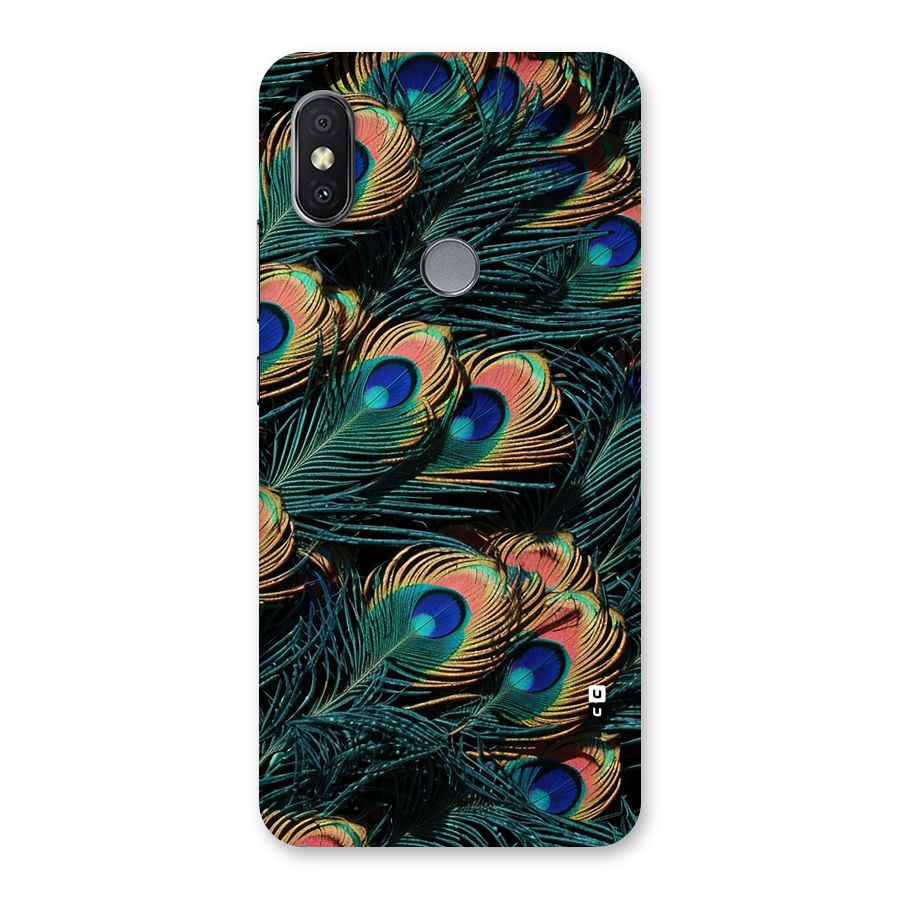 Peacock Feather Art Back Case for Redmi Y2