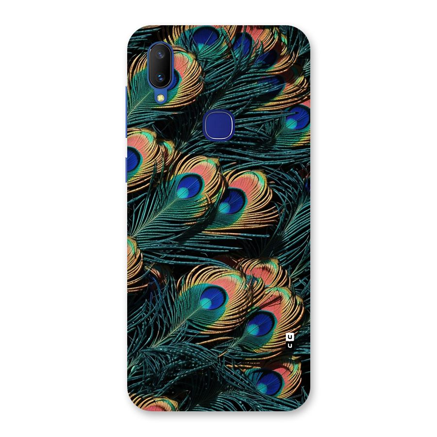 Peacock Feather Art Back Case for Vivo V11