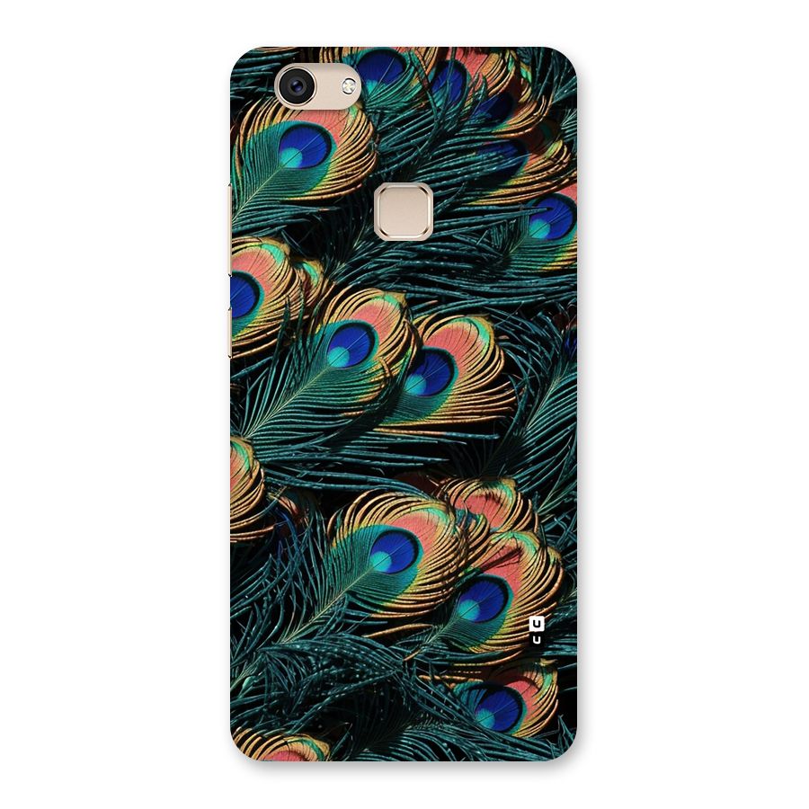Peacock Feather Art Back Case for Vivo V7