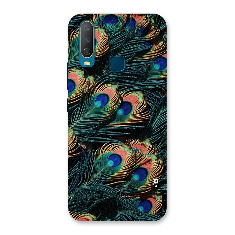 Peacock Feather Art Back Case for Vivo Y11