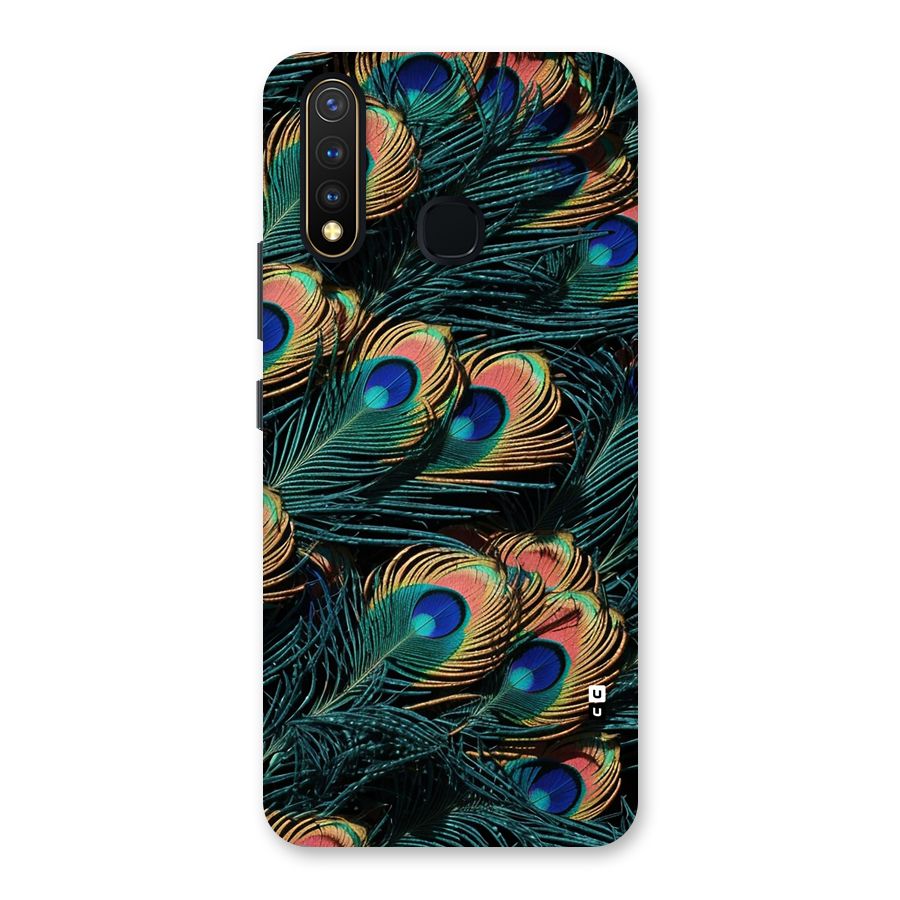 Peacock Feather Art Back Case for Vivo Y19