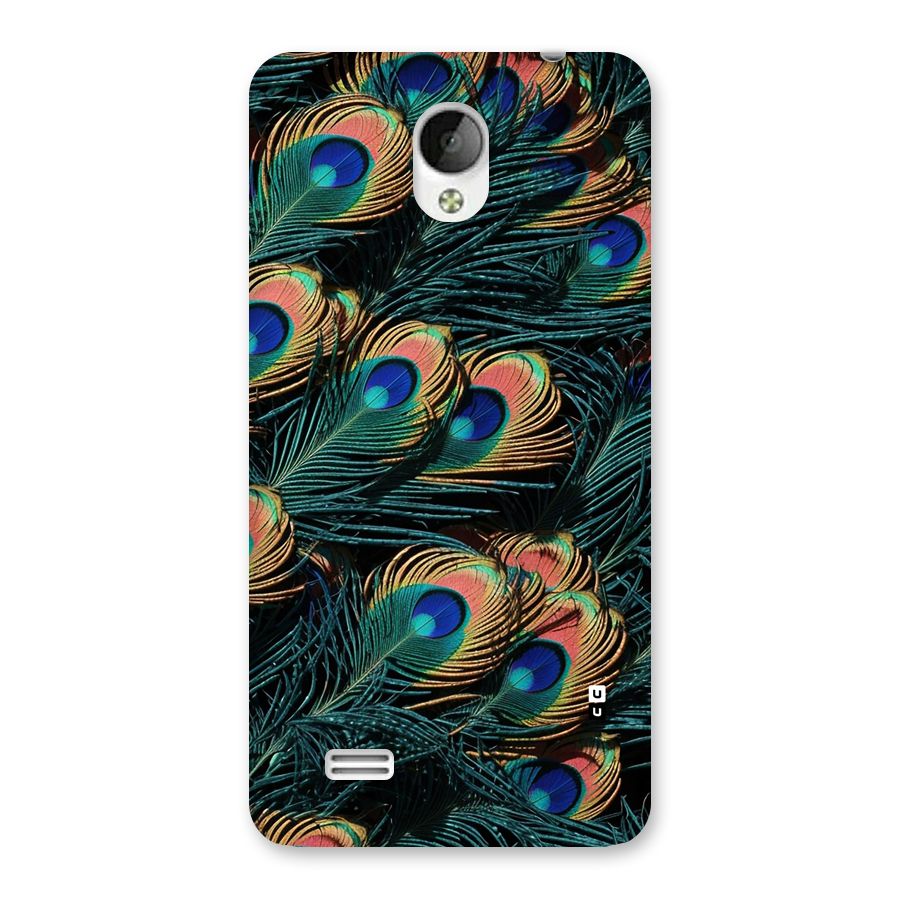 Peacock Feather Art Back Case for Vivo Y21
