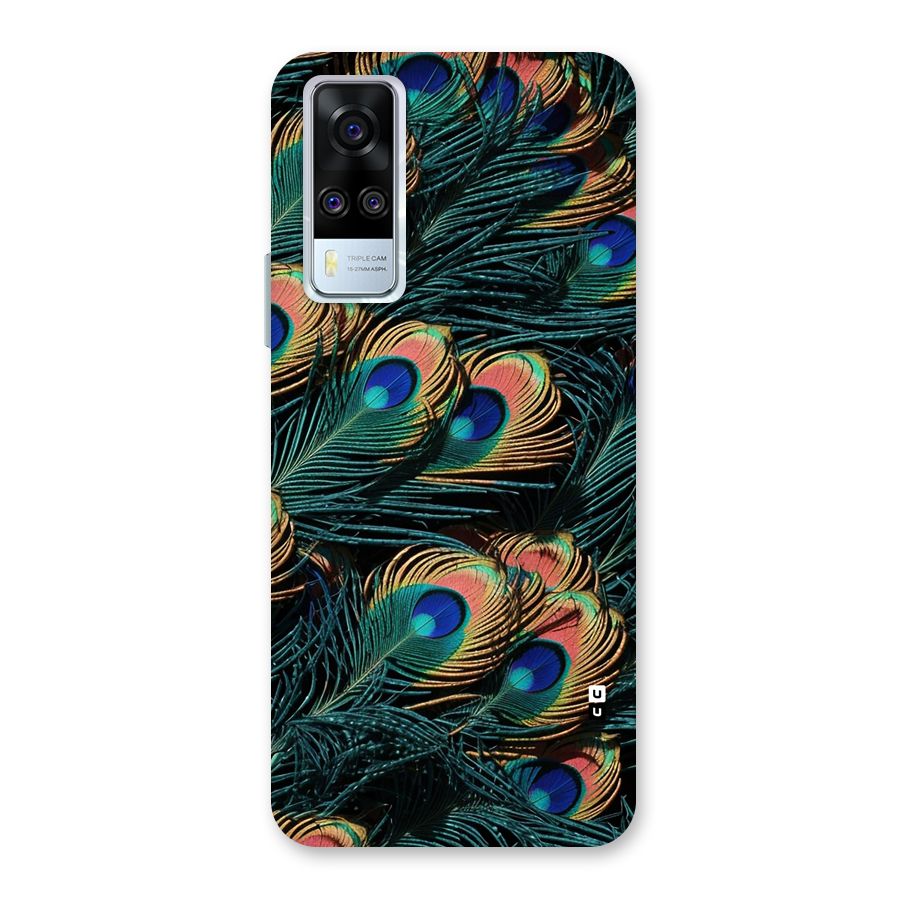 Peacock Feather Art Back Case for Vivo Y51