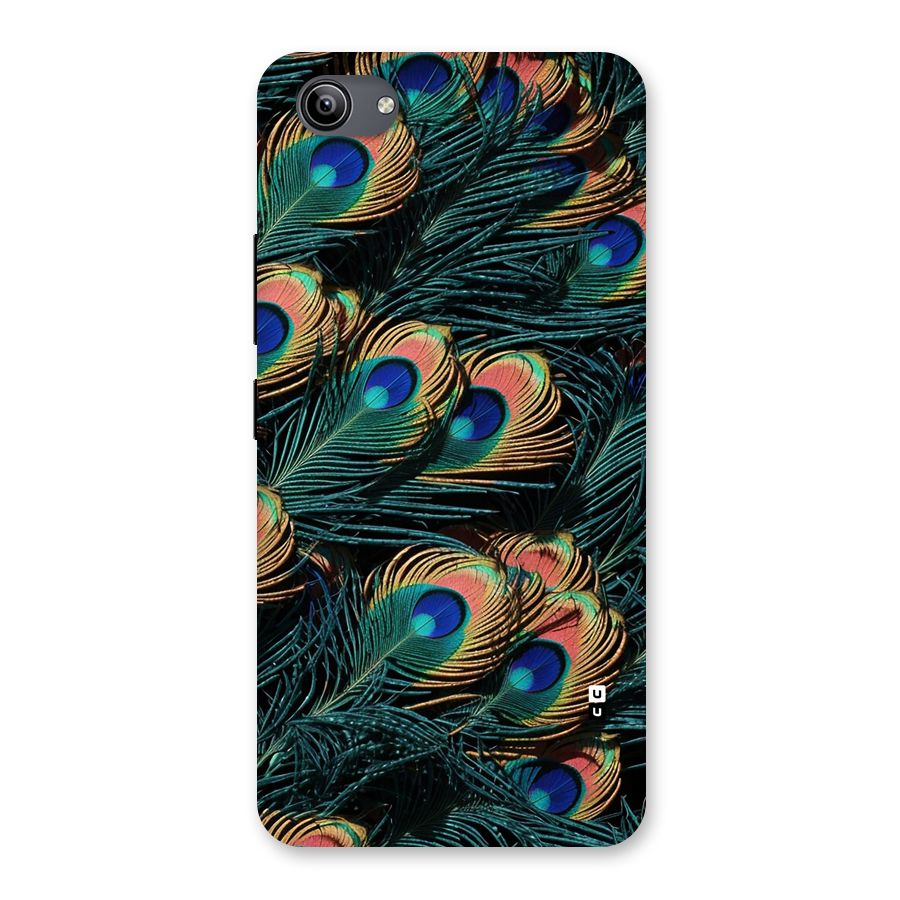 Peacock Feather Art Back Case for Vivo Y81i