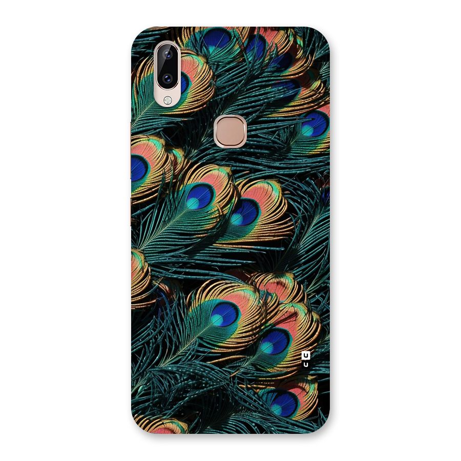 Peacock Feather Art Back Case for Vivo Y83 Pro