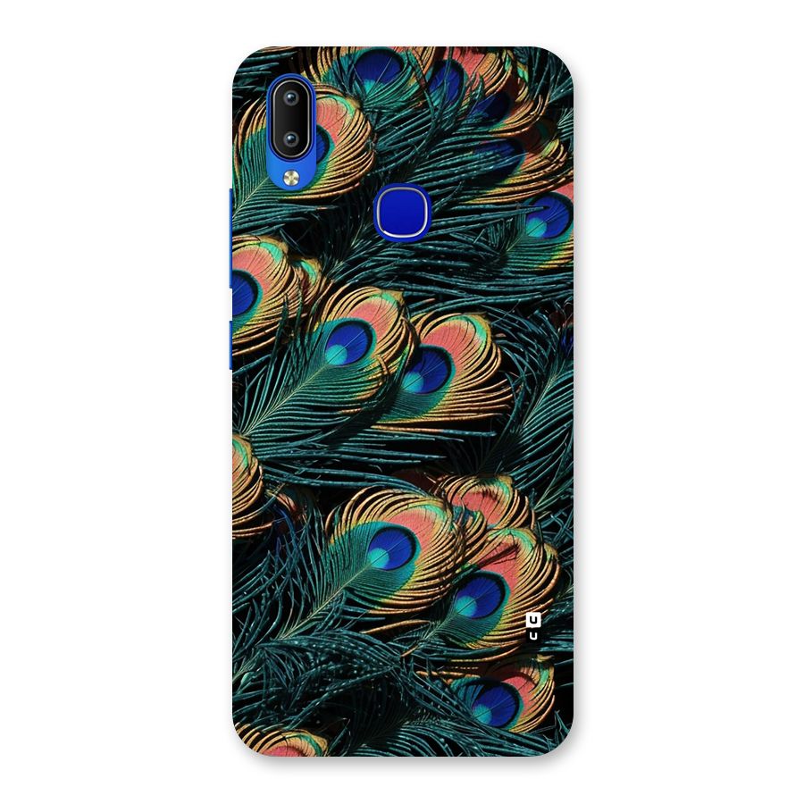 Peacock Feather Art Back Case for Vivo Y91