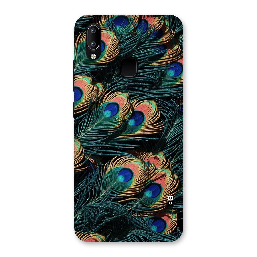 Peacock Feather Art Back Case for Vivo Y93