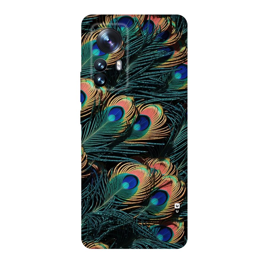 Peacock Feather Art Back Case for Xiaomi 12 Pro