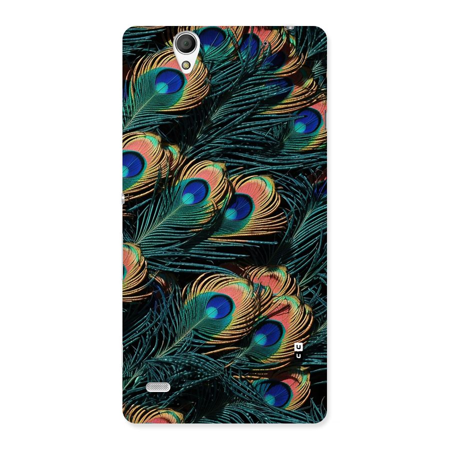 Peacock Feather Art Back Case for Xperia C4
