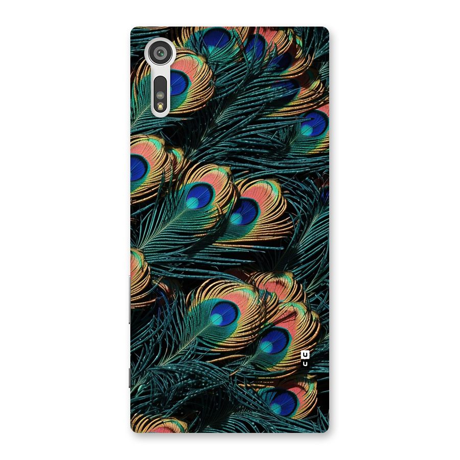 Peacock Feather Art Back Case for Xperia XZ