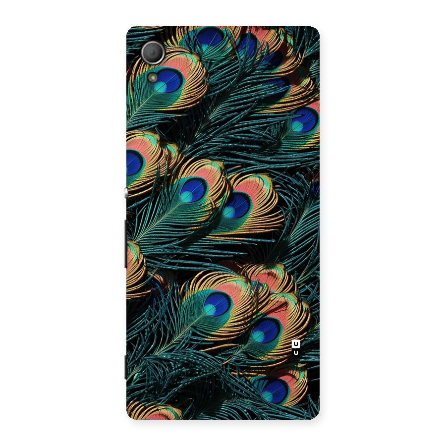 Peacock Feather Art Back Case for Xperia Z4
