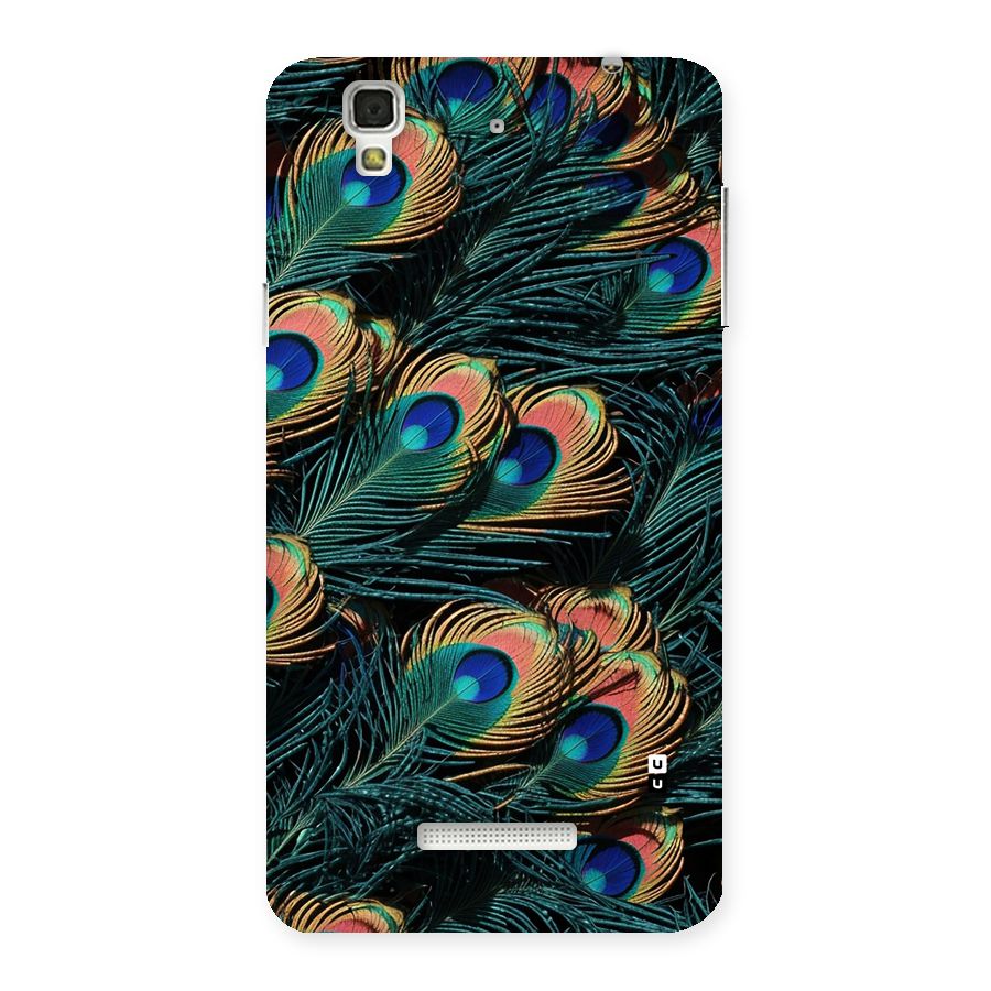 Peacock Feather Art Back Case for YU Yureka Plus