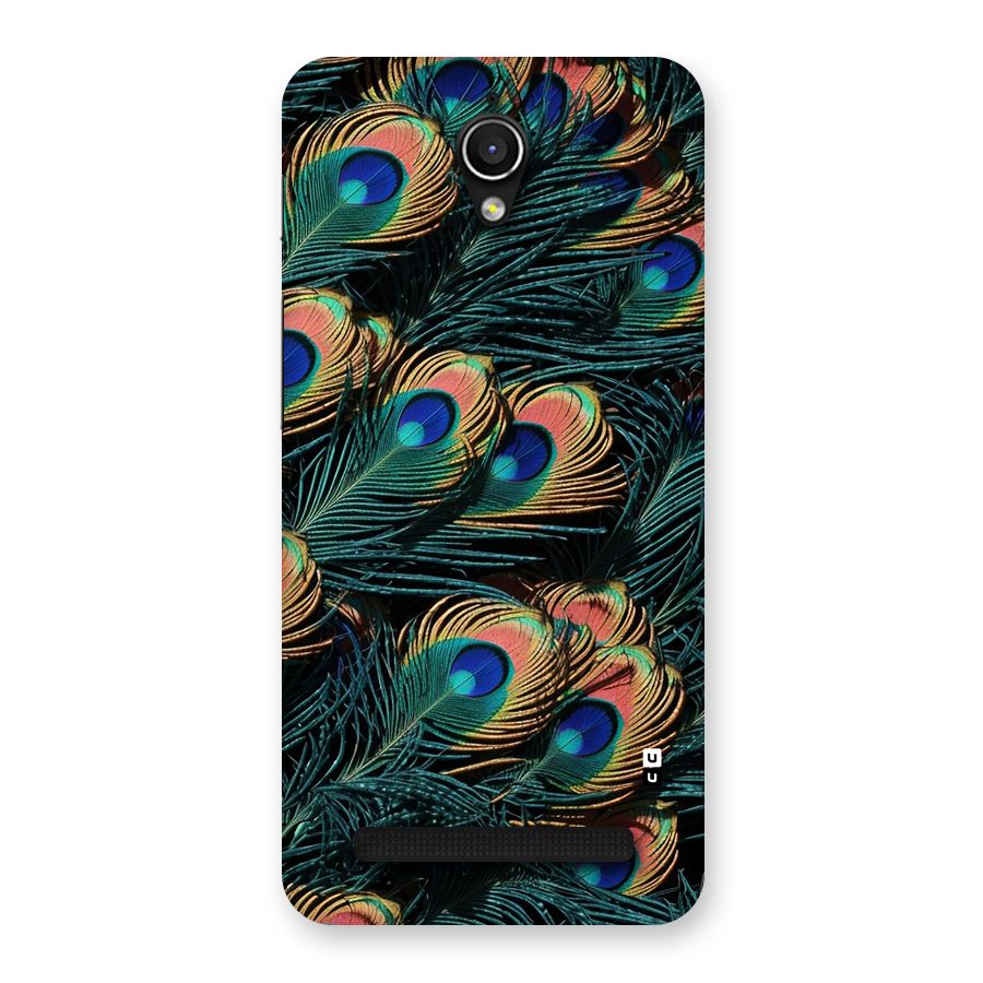 Peacock Feather Art Back Case for Zenfone Go