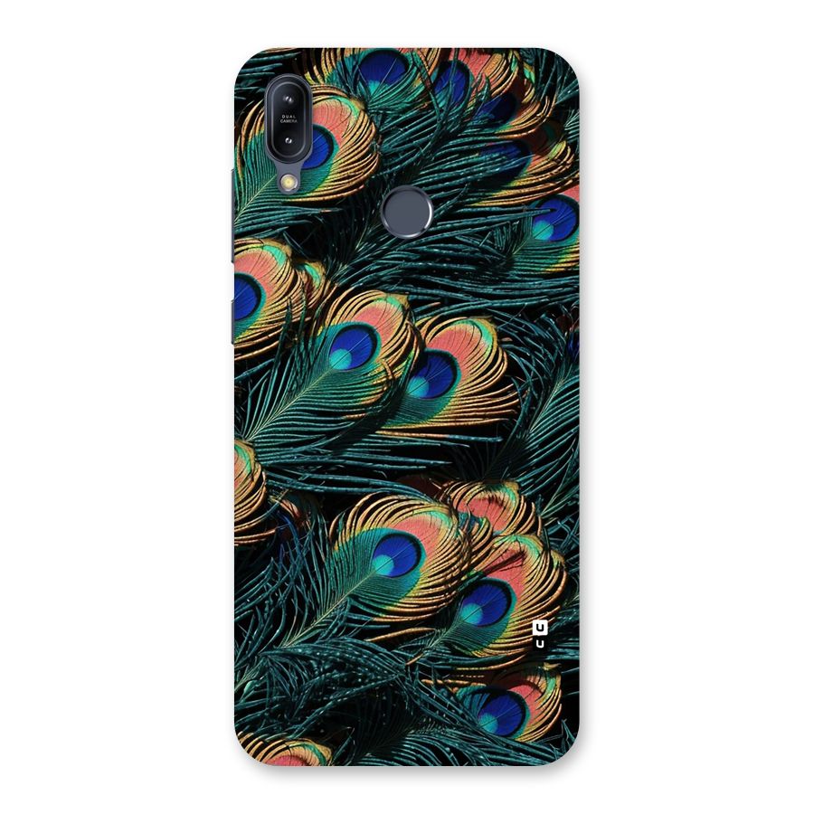 Peacock Feather Art Back Case for Zenfone Max M2